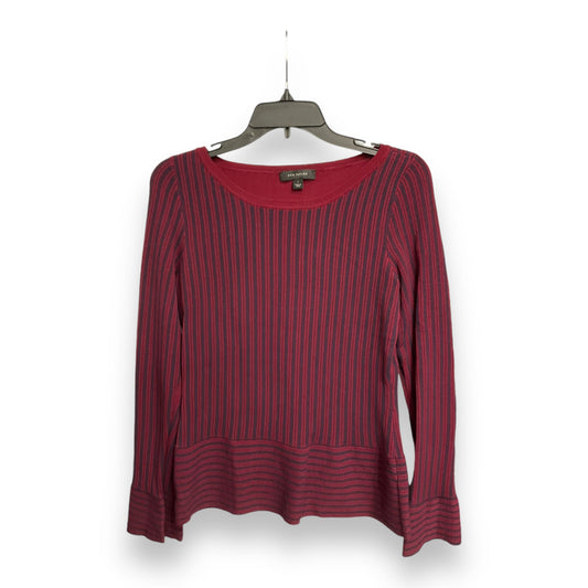 Top Long Sleeve By Ann Taylor In Striped Pattern, Size: S