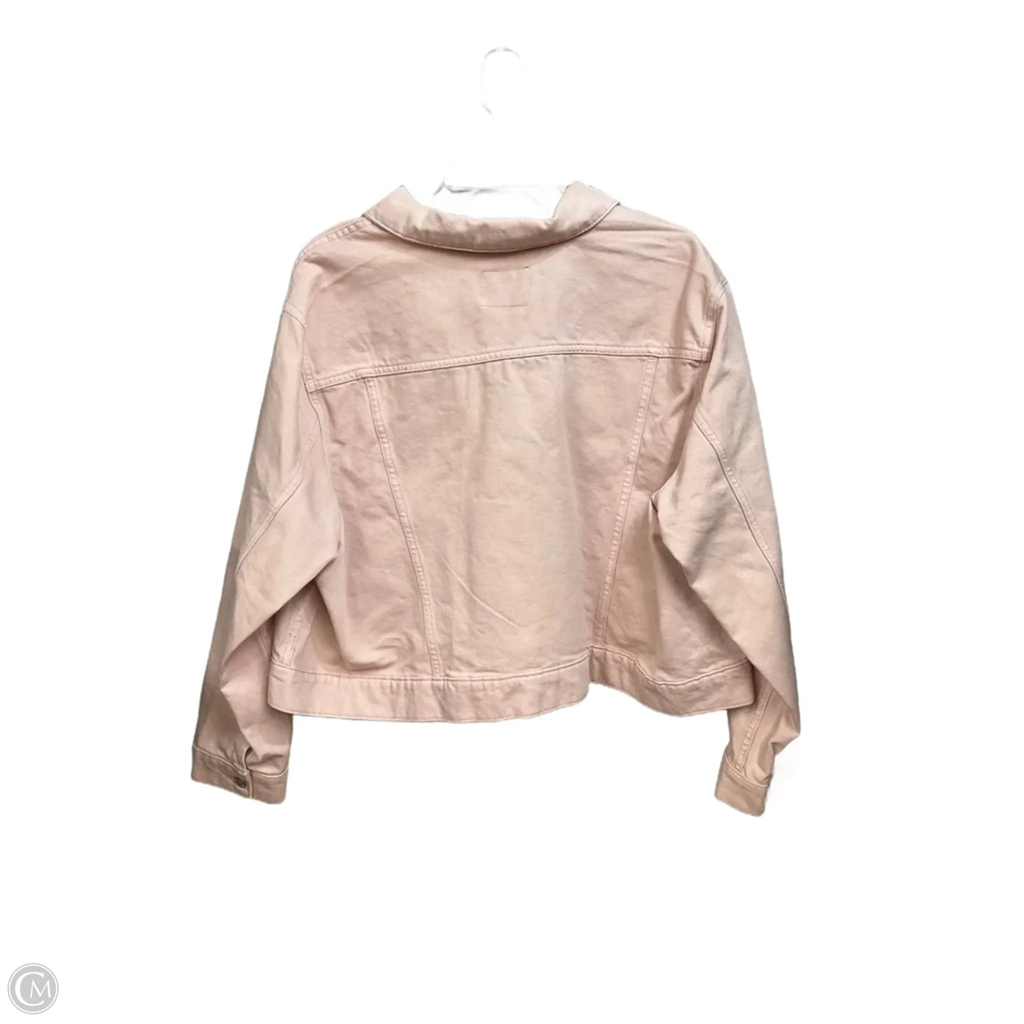 Jacket Denim By Old Navy In Pink, Size: 2x