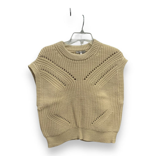 Vest Sweater By Madewell In Cream, Size: L