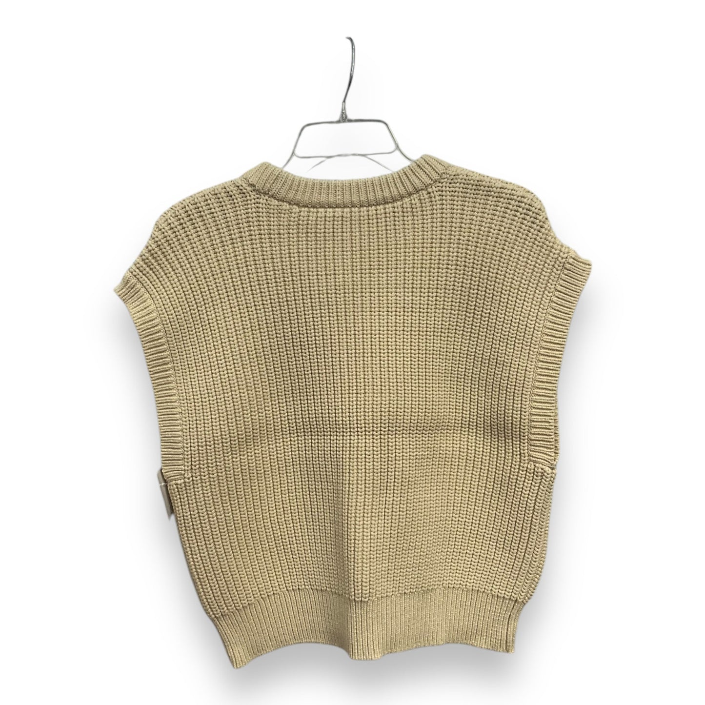 Vest Sweater By Madewell In Cream, Size: L