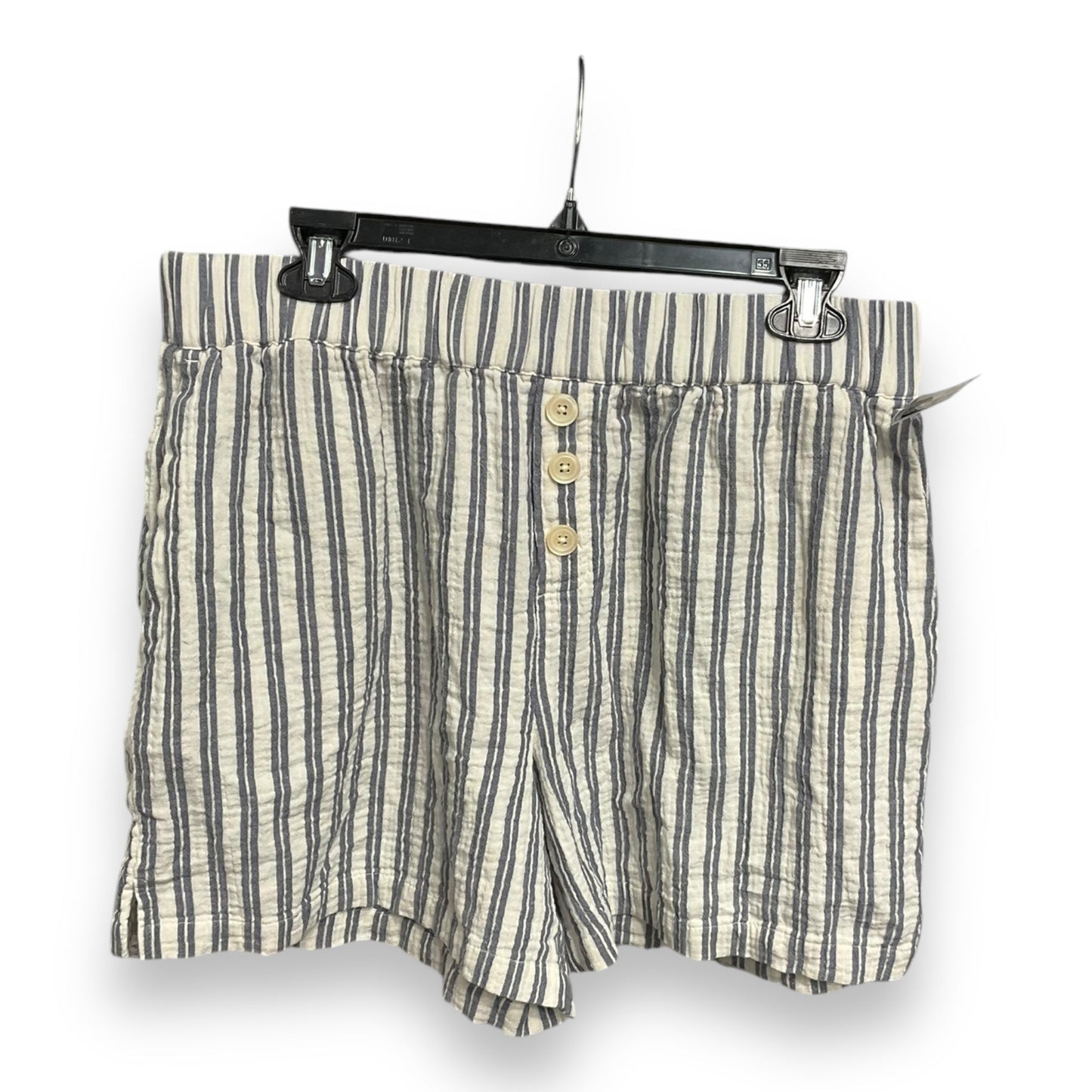 Pajamas 2pc By Madewell In Striped Pattern, Size: L