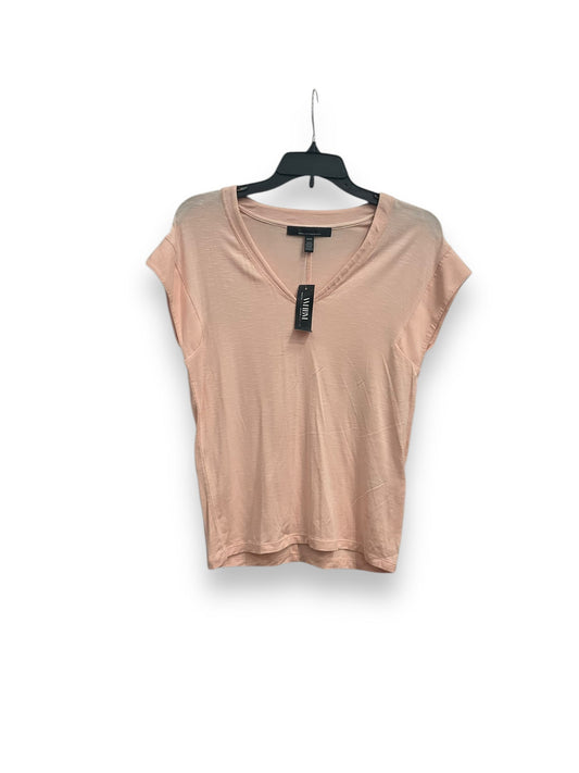 Top Short Sleeve Basic By White House Black Market In Pink, Size: Xxs