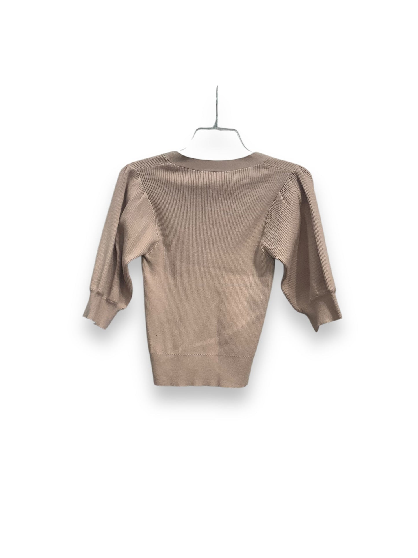 Top 3/4 Sleeve Basic By Downeast In Pink, Size: Xs