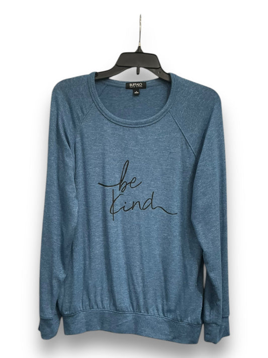 Top Long Sleeve By Buffalo David Bitton In Blue, Size: S