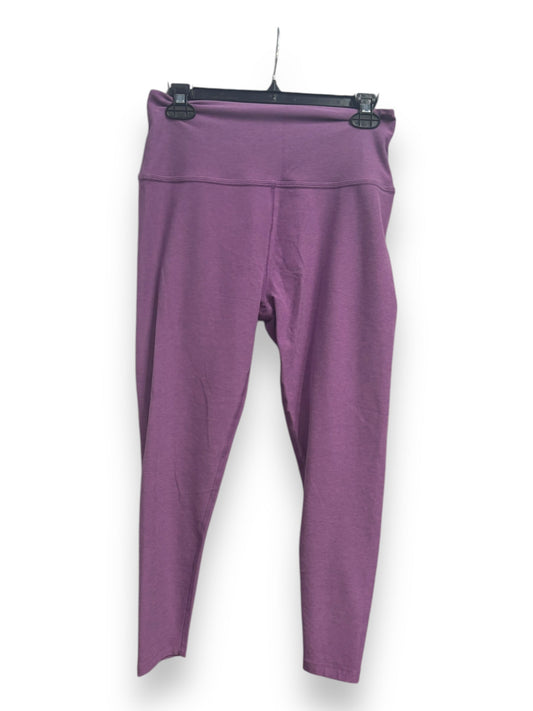 Athletic Leggings By Beyond Yoga In Purple, Size: Xl