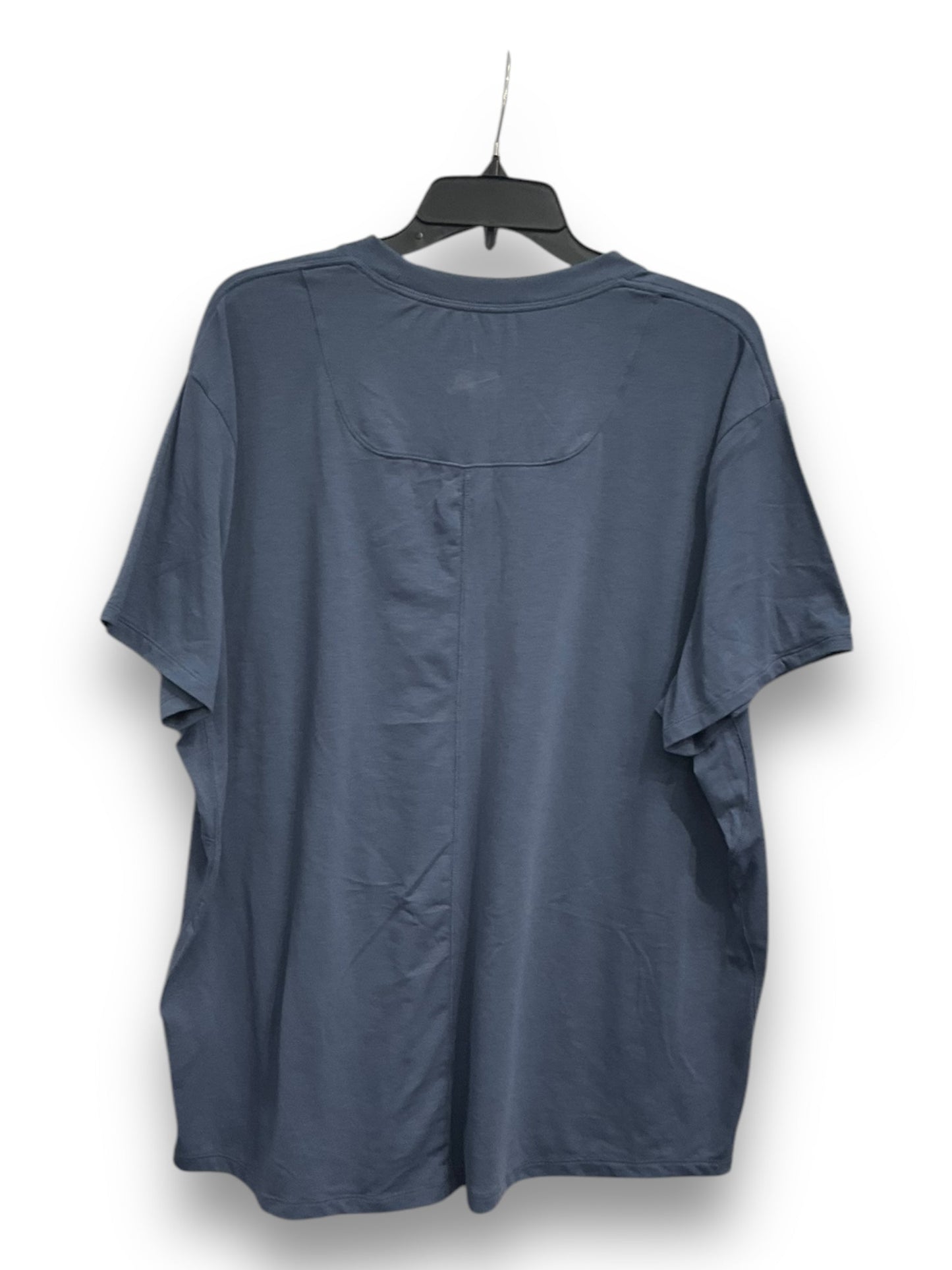 Athletic Top Short Sleeve By Nike Apparel In Blue, Size: L