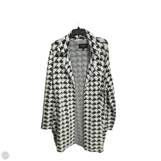 Jacket Faux Fur & Sherpa By Liverpool In Black & White, Size: Xl