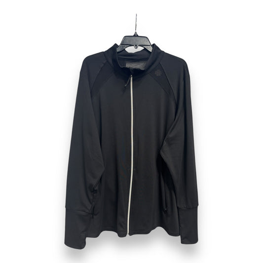 Athletic Jacket By Livi Active In Black, Size: 3x