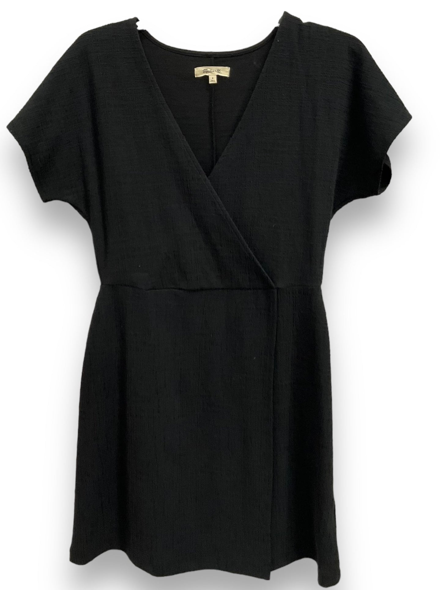 Black Dress Casual Midi Madewell, Size S