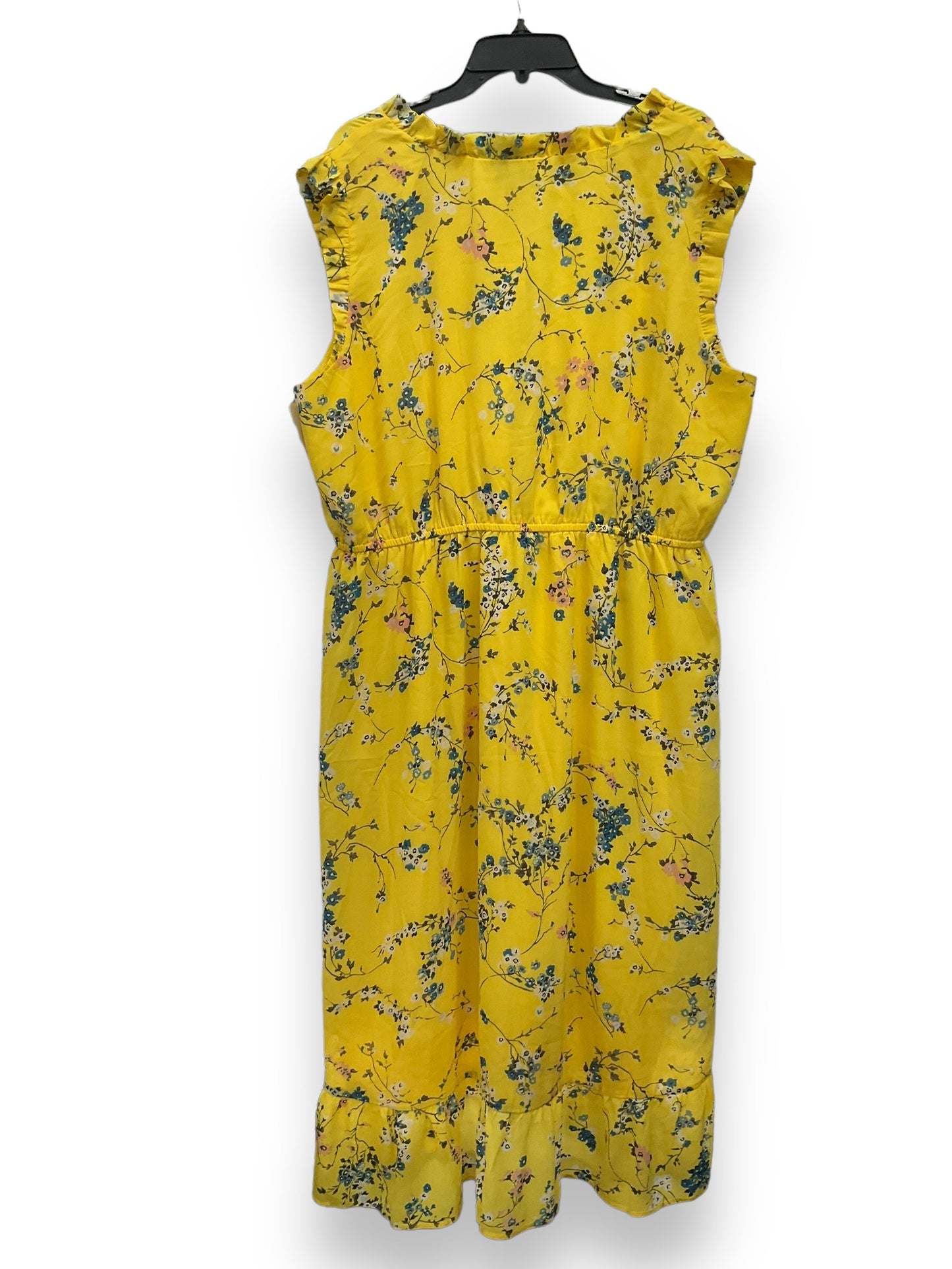 Yellow Dress Casual Maxi Loft, Size 2x