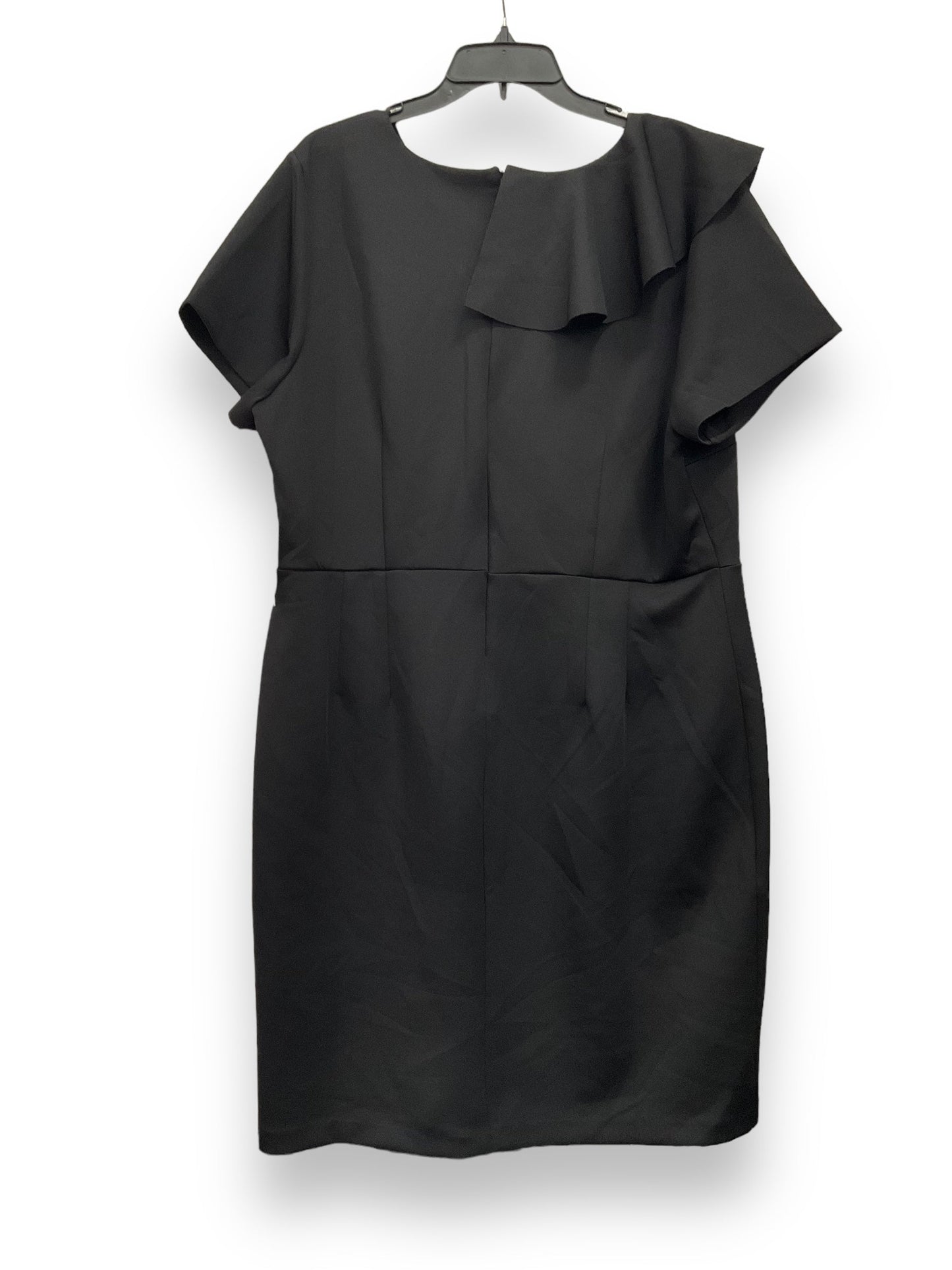 Black Dress Casual Midi Eloquii, Size 2x