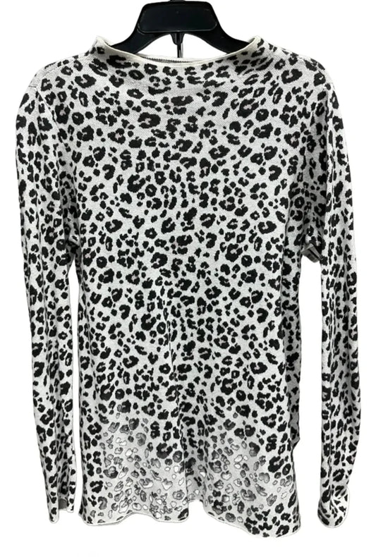 Top Long Sleeve By Loft In Animal Print, Size: M