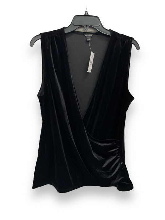 Top Sleeveless By Ann Taylor In Black, Size: L