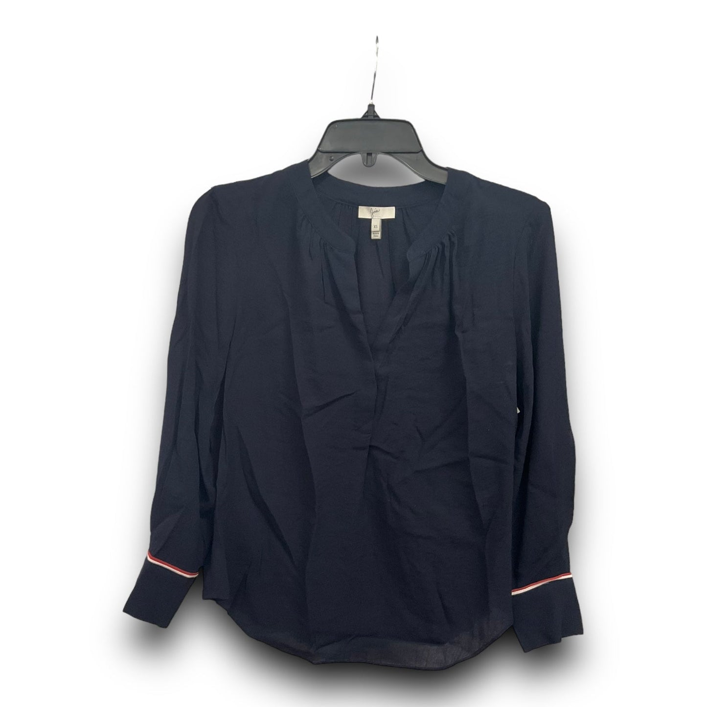 Top Long Sleeve By Joie In Navy, Size: Xs