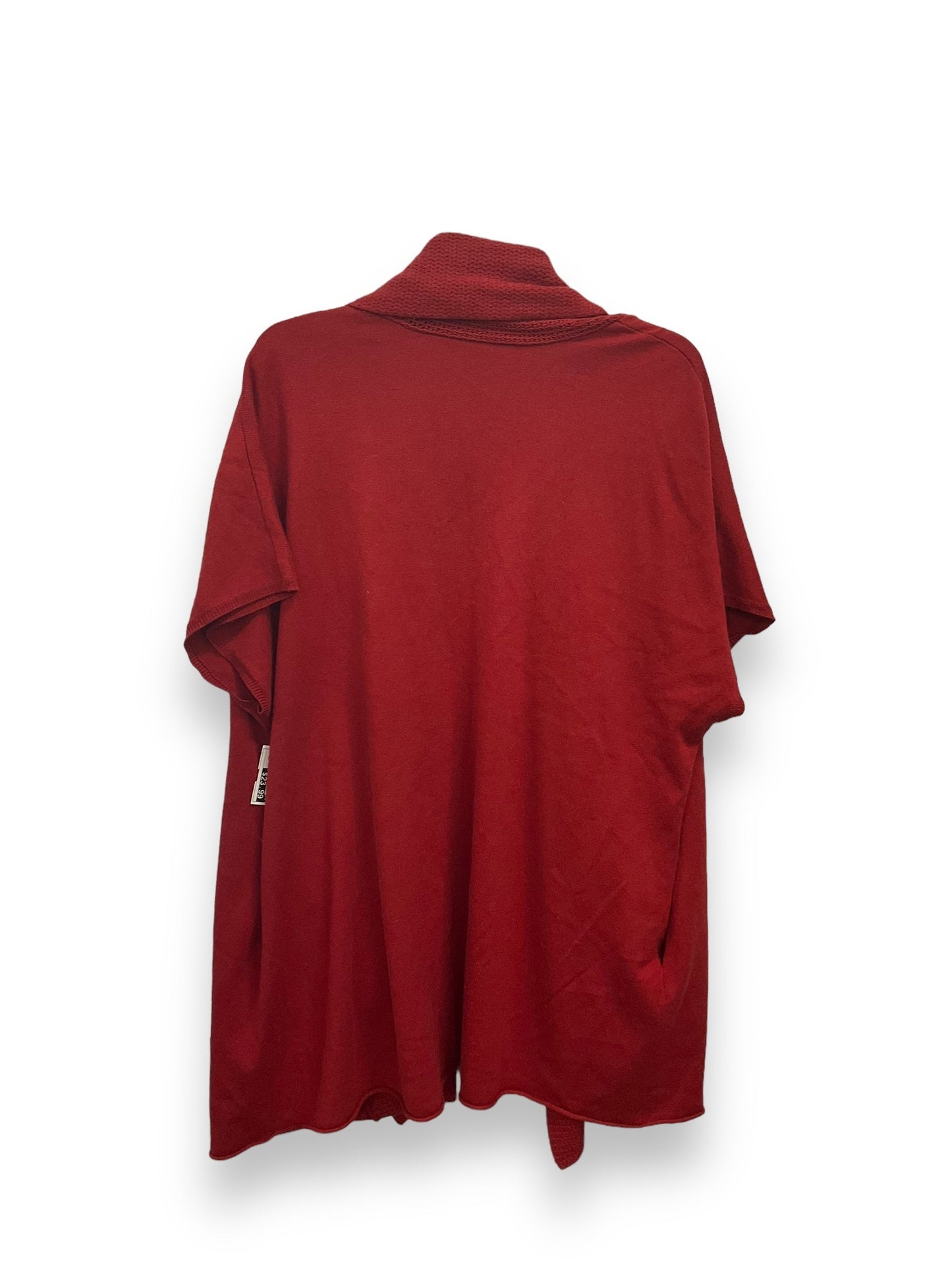 Cardigan By Eileen Fisher In Red, Size: 1x