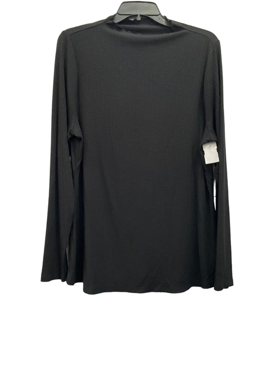 Top Long Sleeve Basic By Lane Bryant In Black, Size: 1x