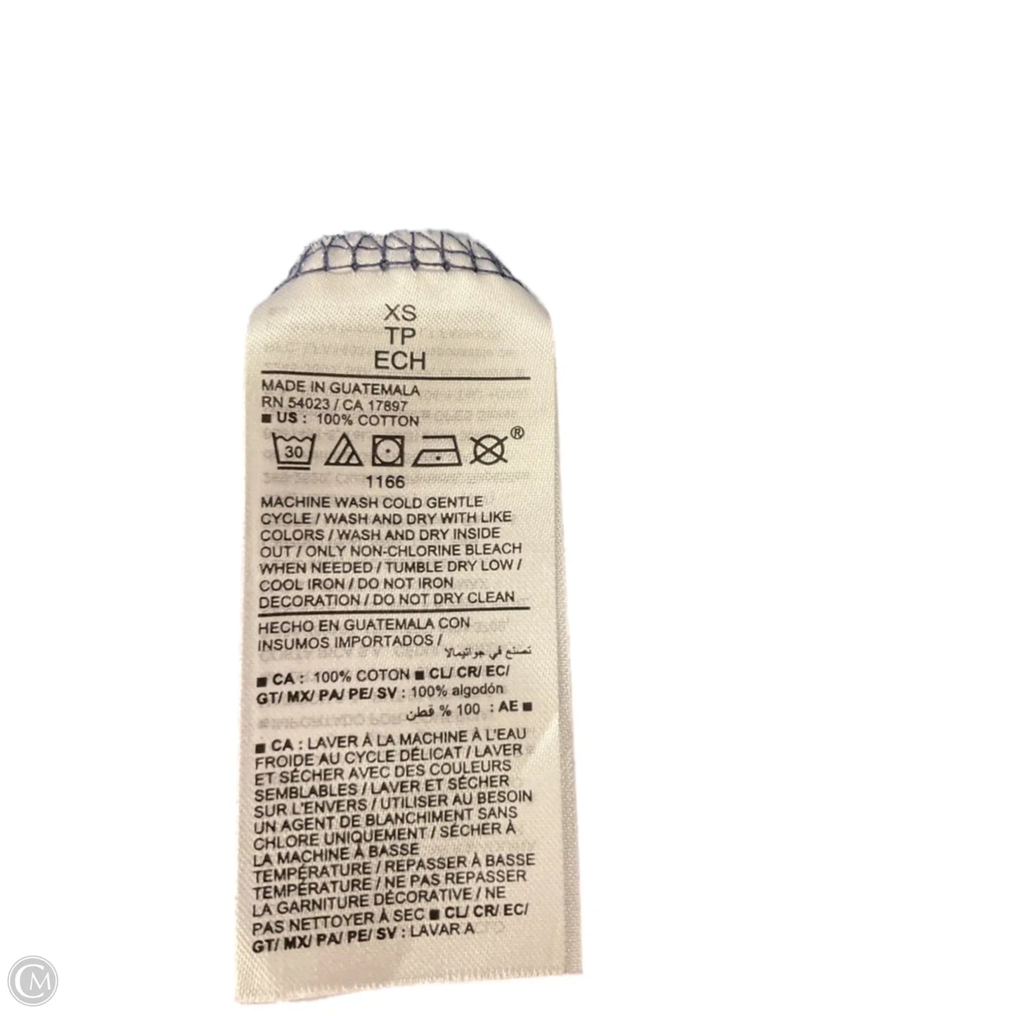 Top Short Sleeve By Old Navy In Blue, Size: Xs