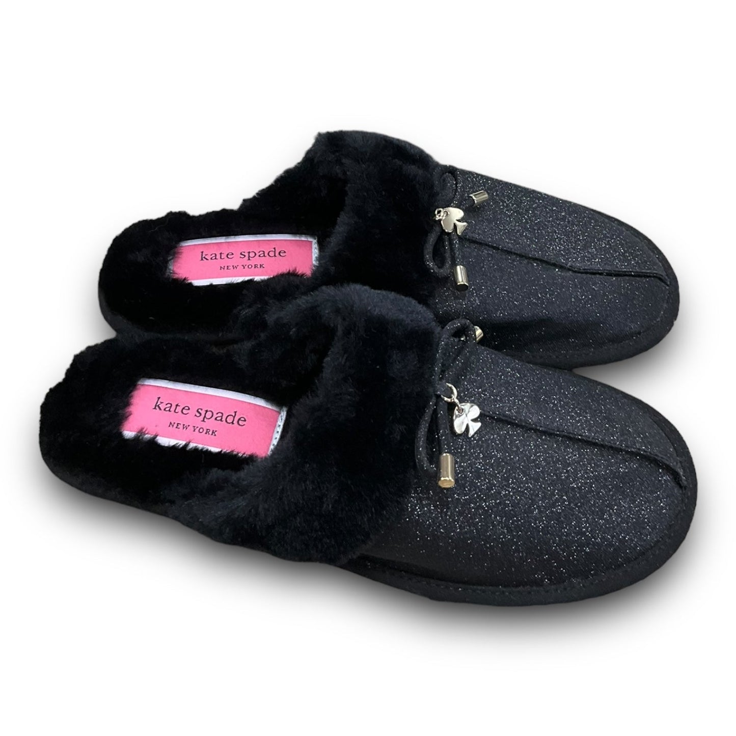 Slippers By Kate Spade In Black, Size: 7