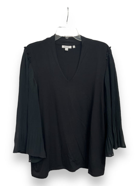 Top Long Sleeve By Chicos In Black, Size: Xl