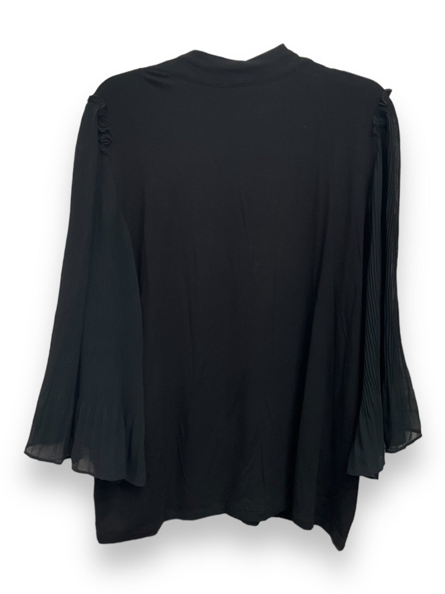 Top Long Sleeve By Chicos In Black, Size: Xl