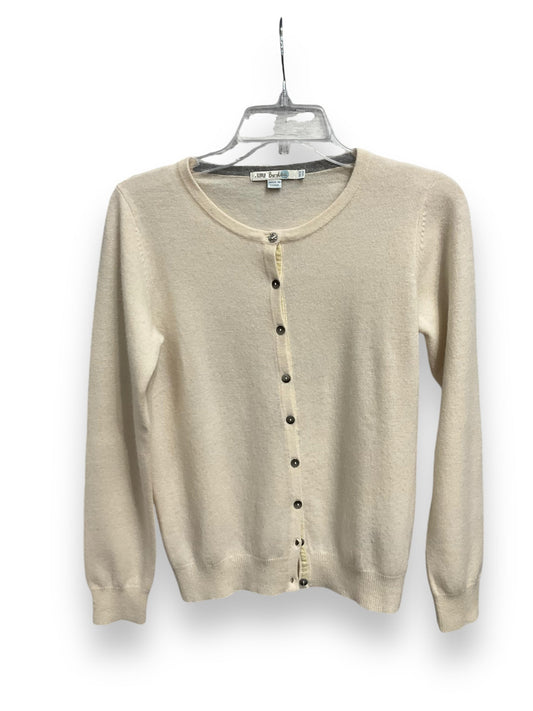 Sweater Cardigan Cashmere By Boden In Cream, Size: M