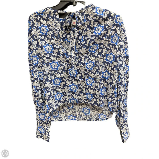 Top Long Sleeve By J. Crew In Multi-colored, Size: S