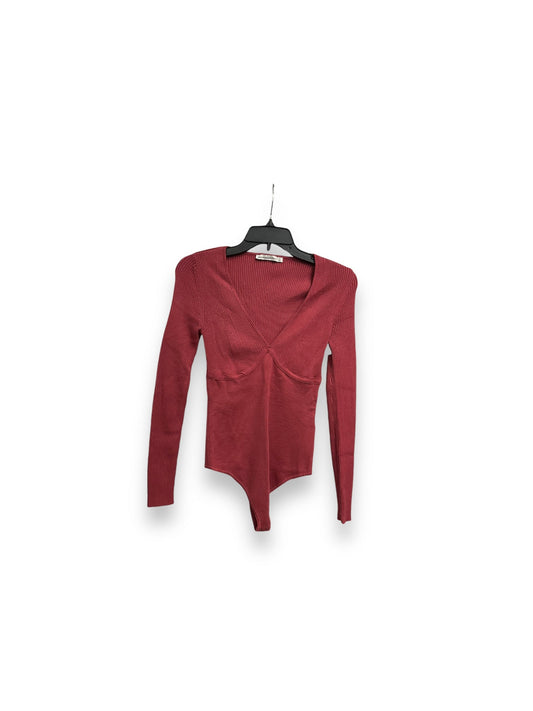 Bodysuit By Abercrombie And Fitch In Red, Size: S