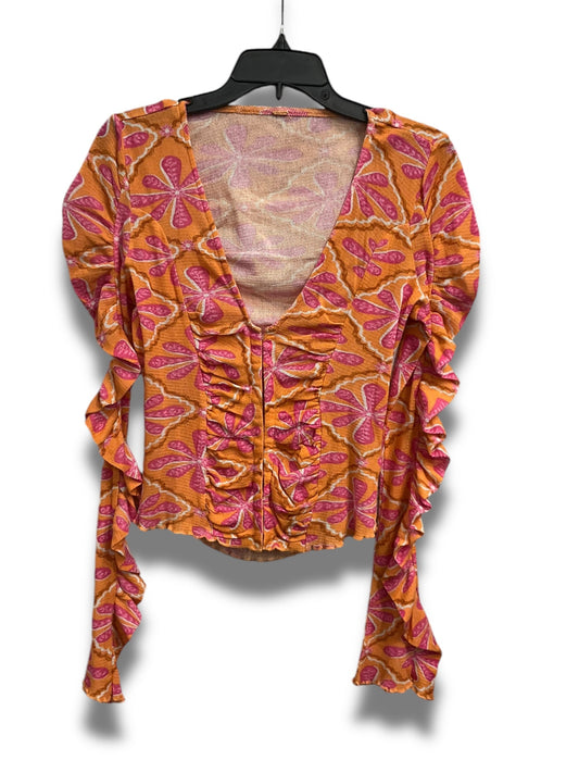 Top Long Sleeve By Free People In Multi-colored, Size: S