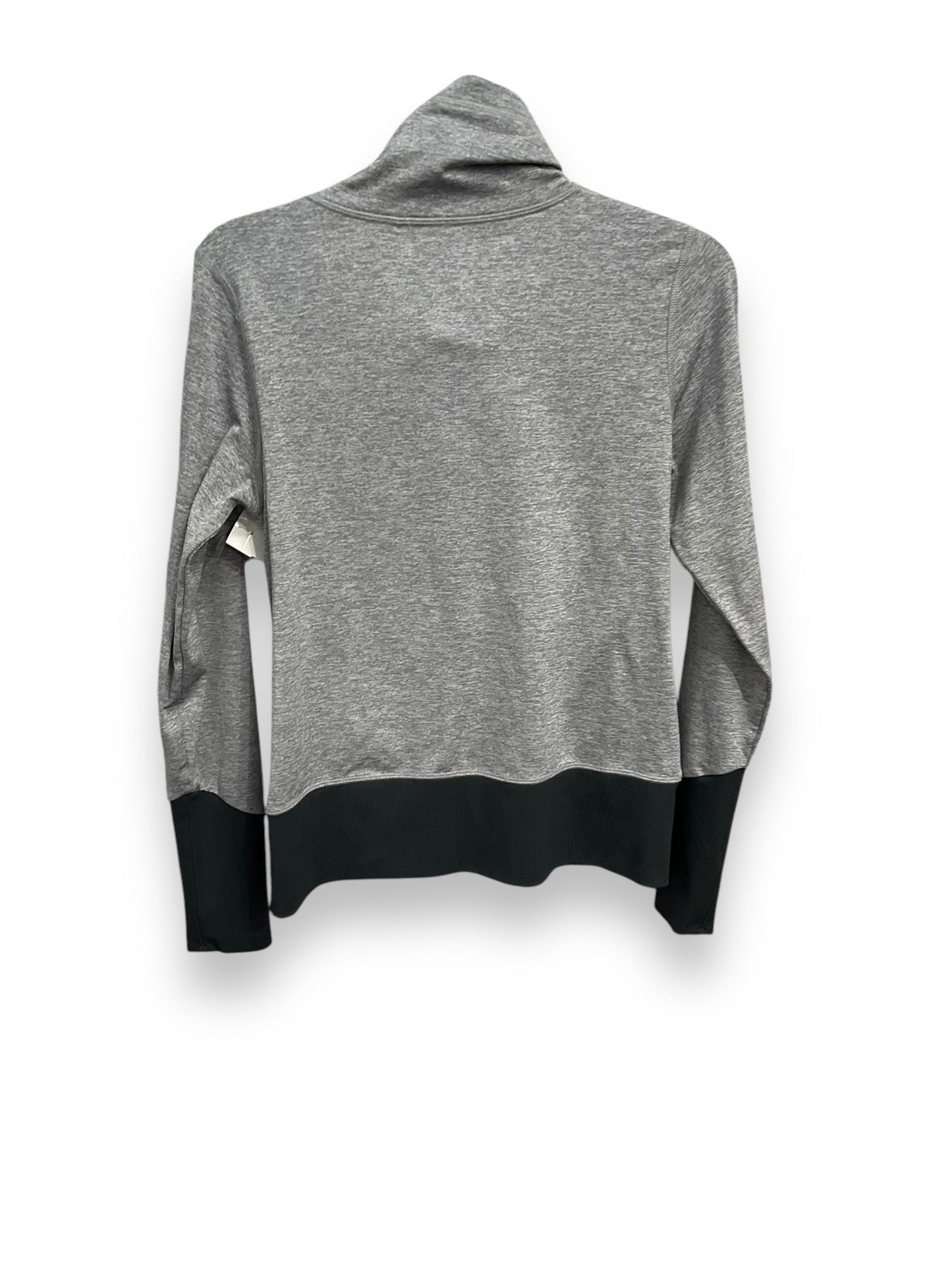 Athletic Top Long Sleeve Collar By Lucy In Grey, Size: S