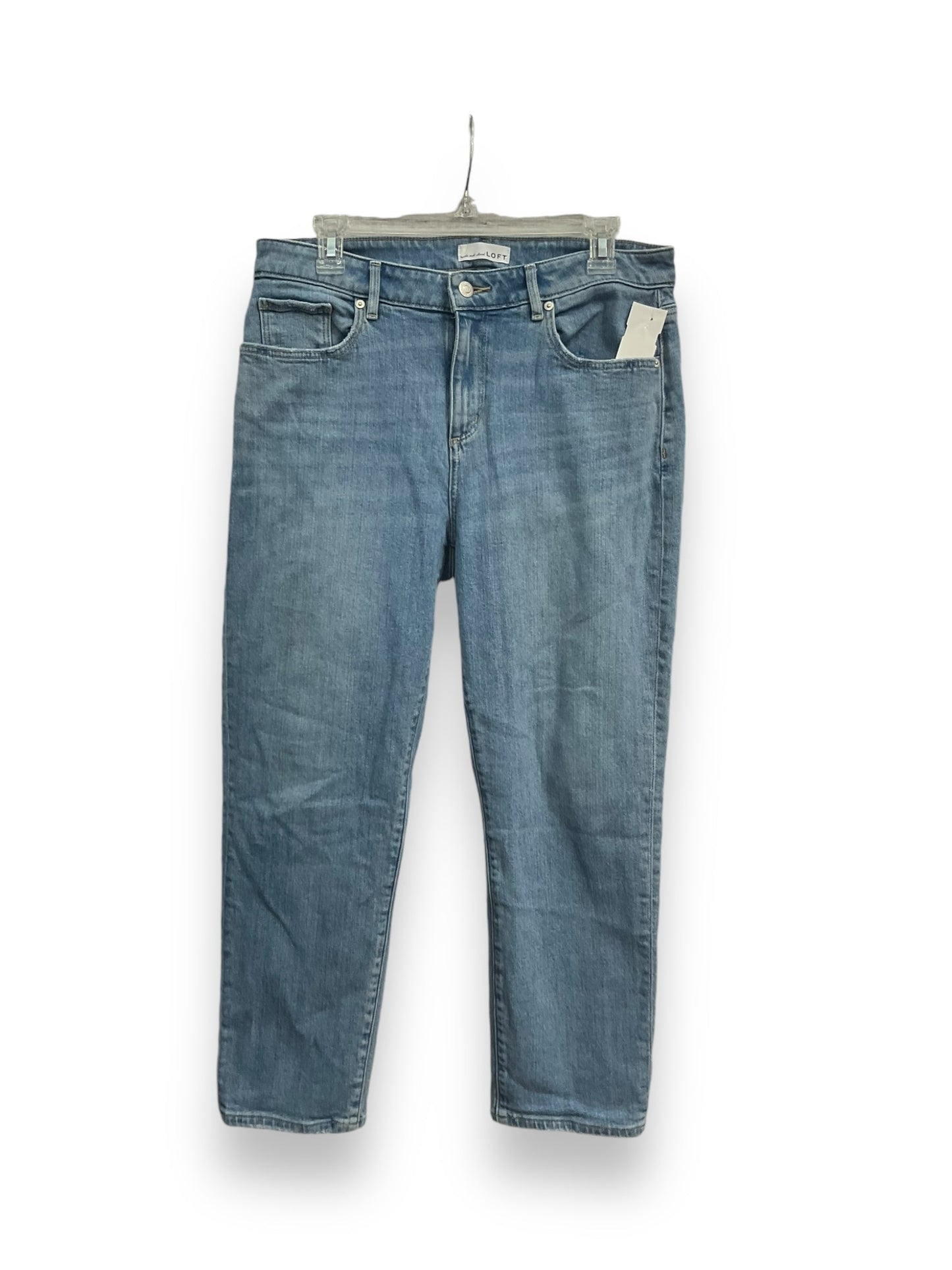 Jeans Straight By Loft In Blue, Size: 10