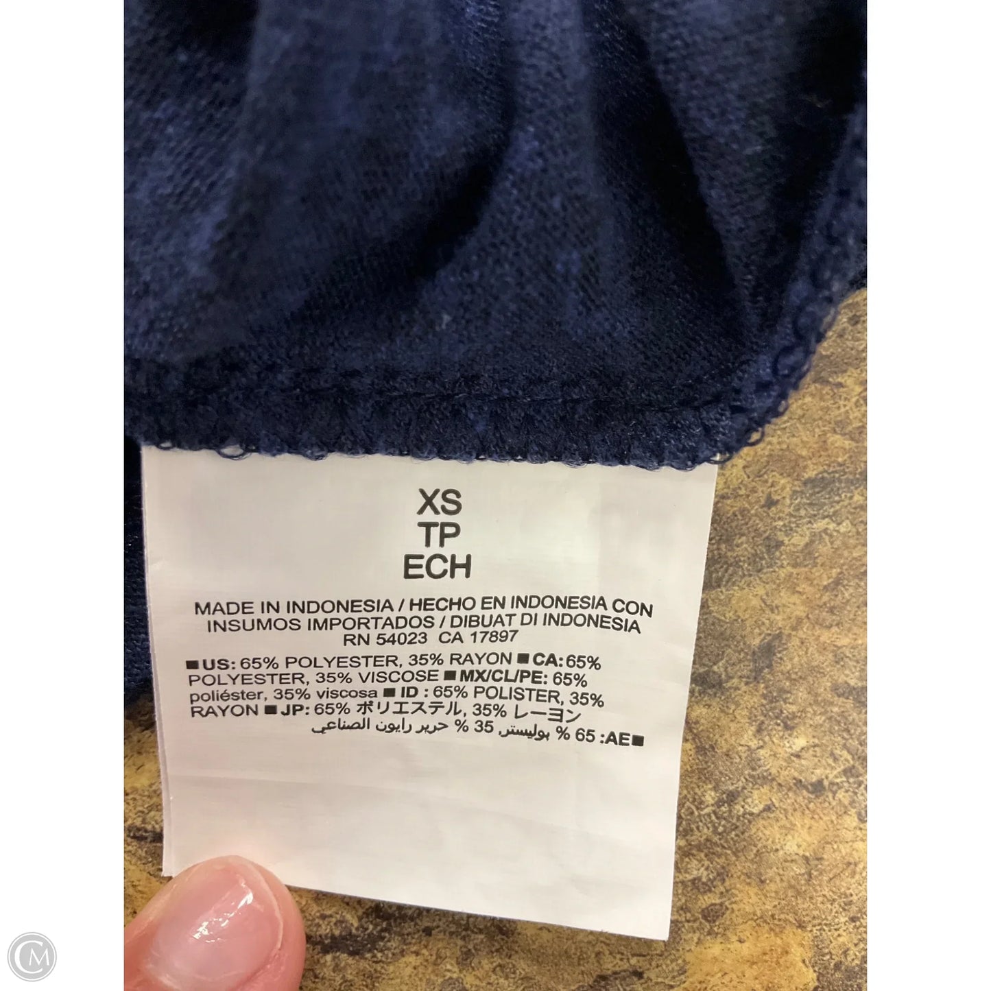 Tank Top By Old Navy In Navy, Size: Xs