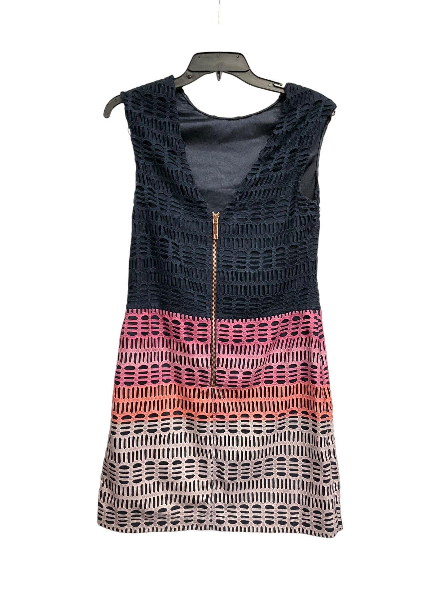 Dress Casual Midi By Ted Baker In Multi-colored, Size: 4