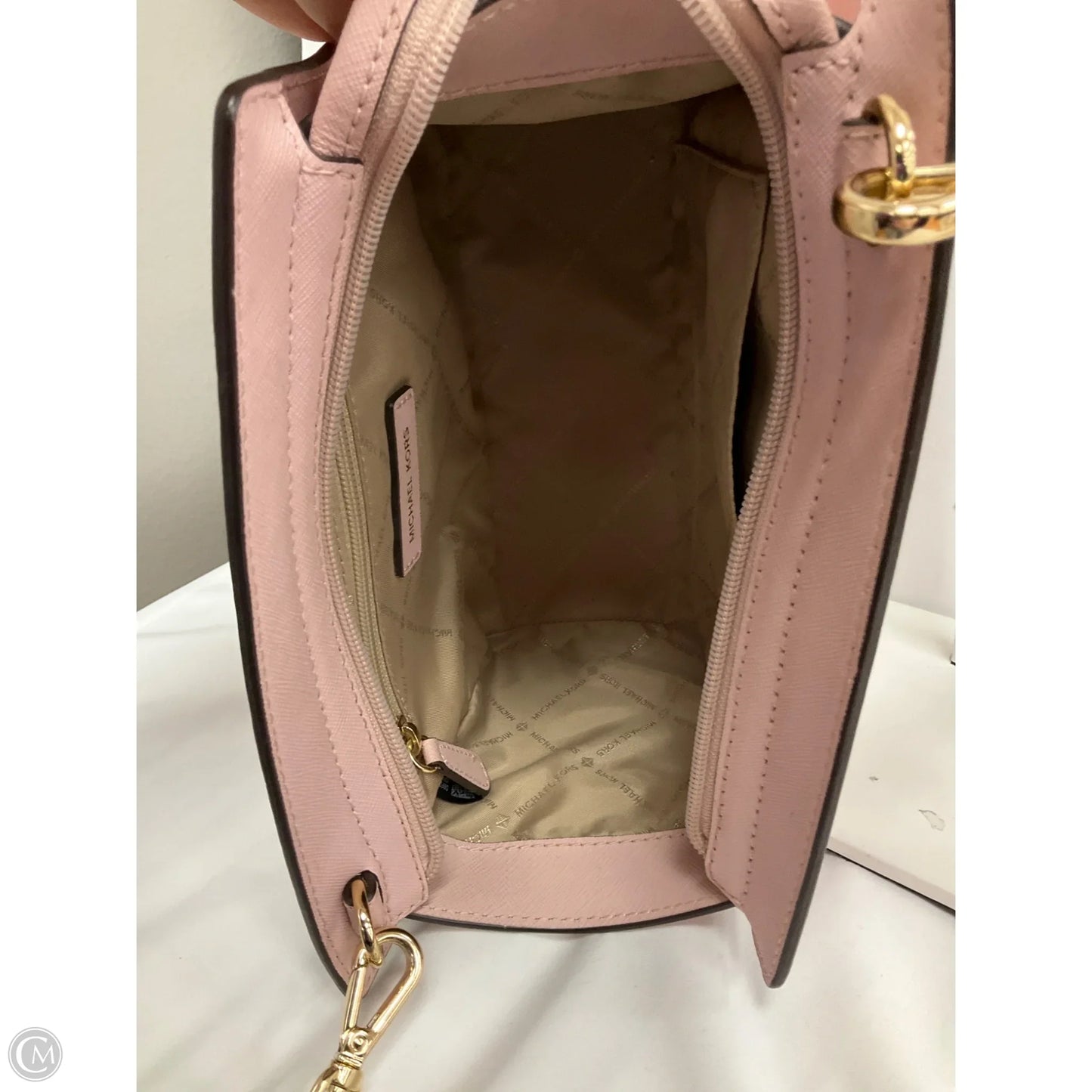 Crossbody Designer By Michael Kors, Size: Medium