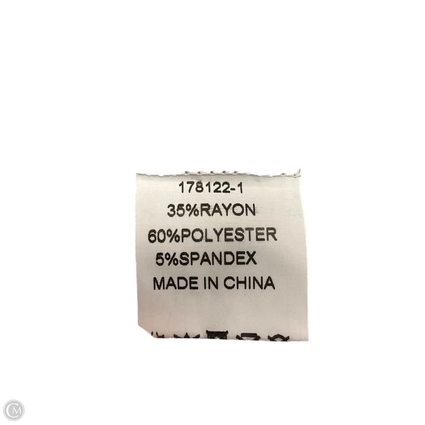 Top Short Sleeve Basic By Tickled Teal In Green & White, Size: S