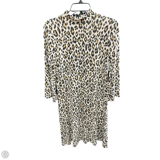 Dress Work By Chicos In Animal Print, Size: S