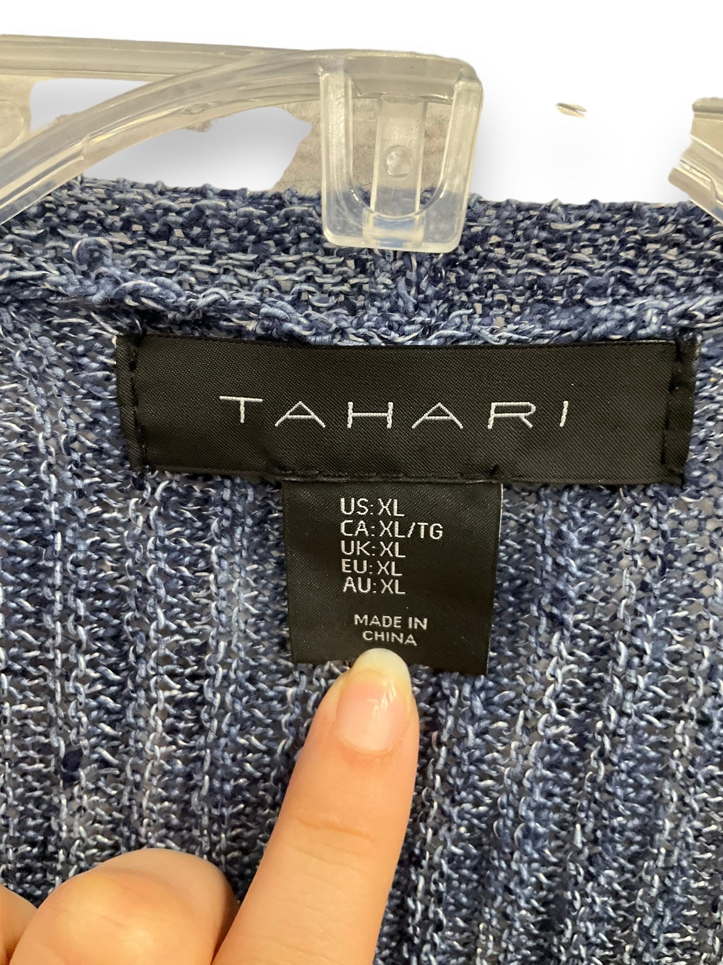 Cardigan By Tahari By Arthur Levine  Size: Xl