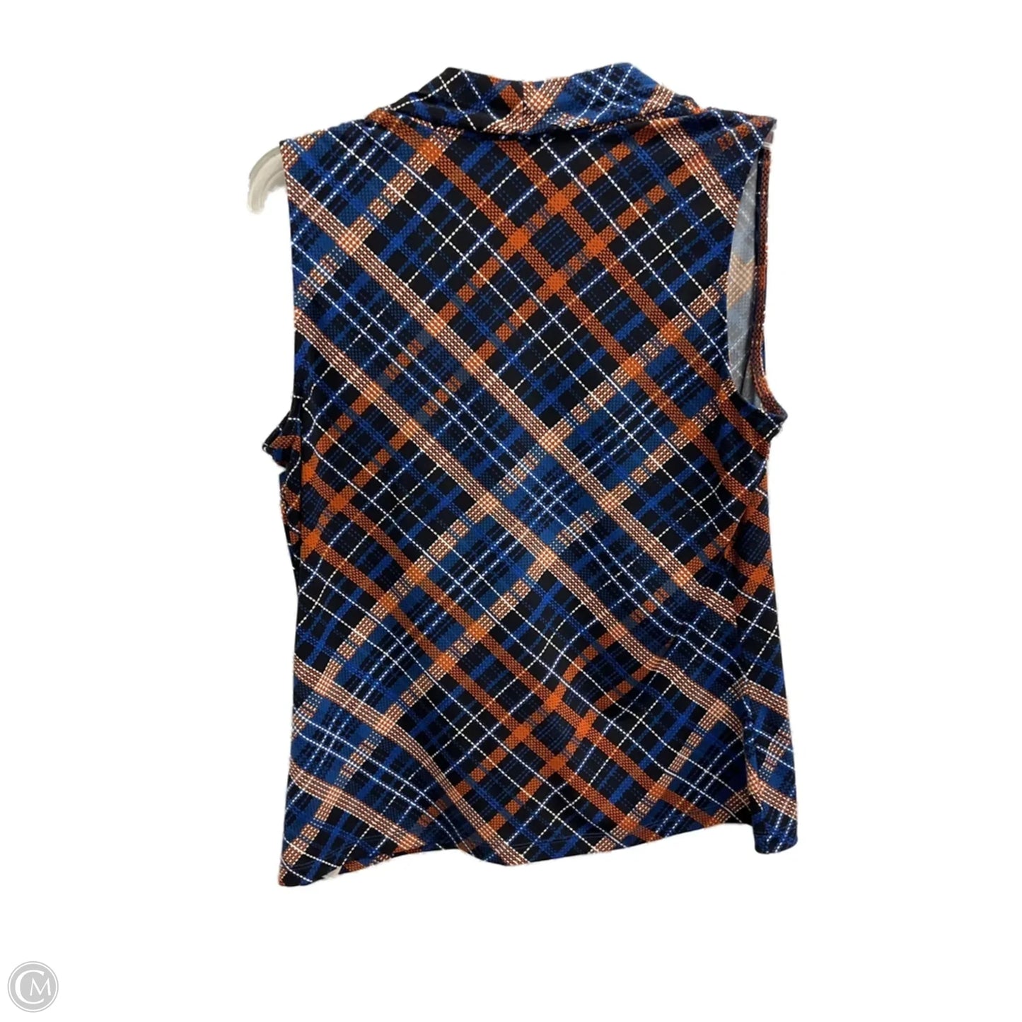 Top Sleeveless By Calvin Klein In Multi-colored, Size: S