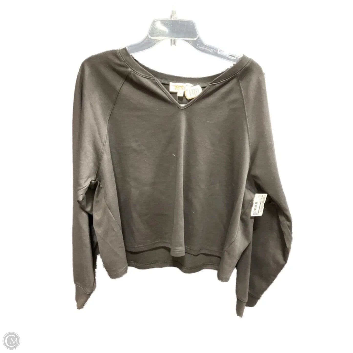 Top Long Sleeve Basic By Listicle In Black, Size: S