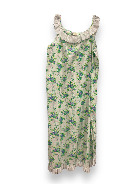 Floral Print Dress Casual Maxi Cmc, Size Xl