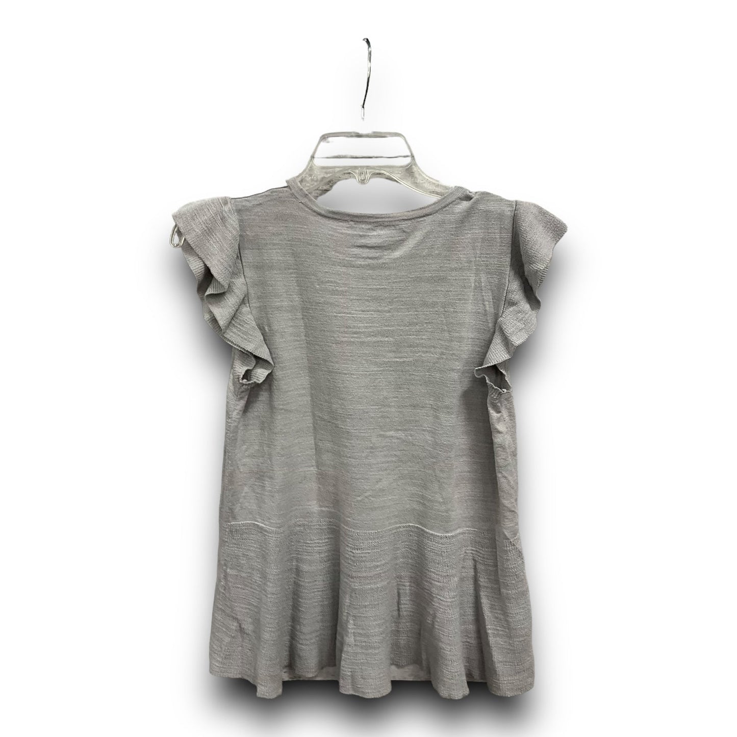 Grey Top Sleeveless Loft, Size M