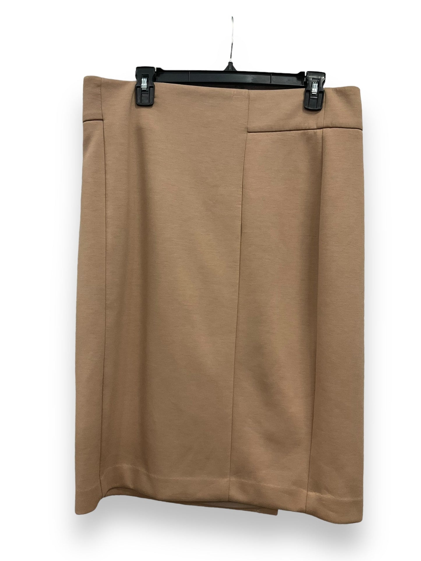 Tan Skirt Midi Ann Taylor, Size 14