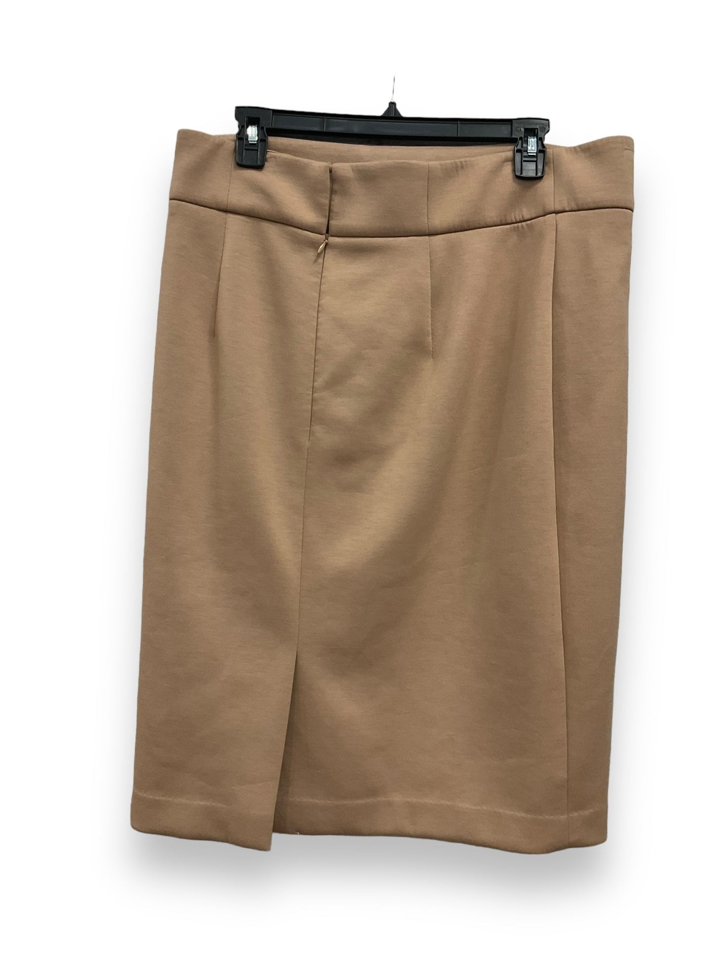 Tan Skirt Midi Ann Taylor, Size 14