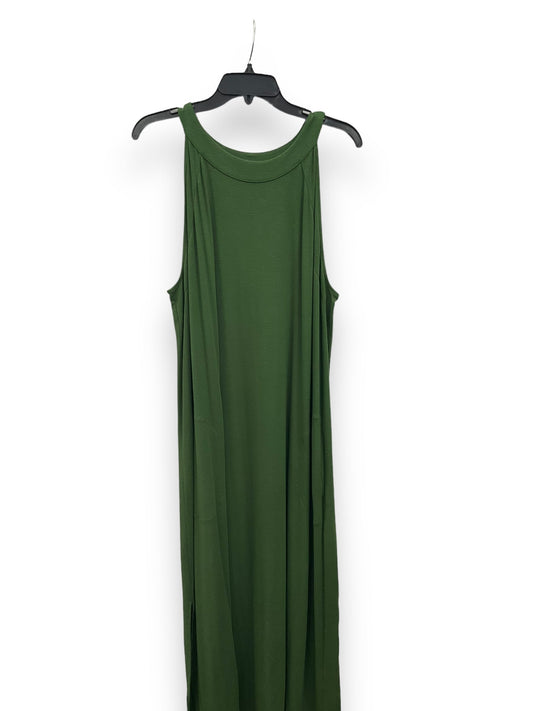 Green Dress Casual Maxi J. Jill, Size 2x