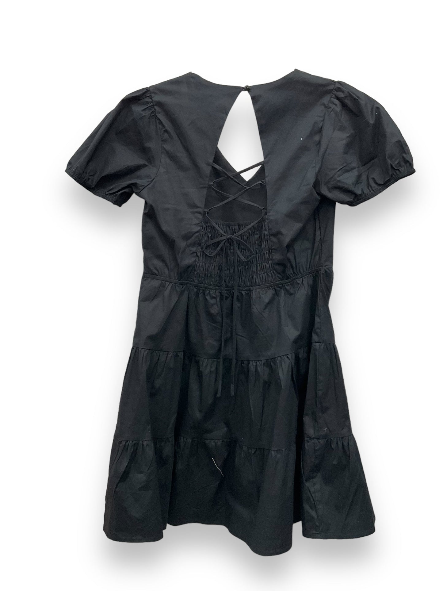Black Dress Casual Short Monteau, Size S
