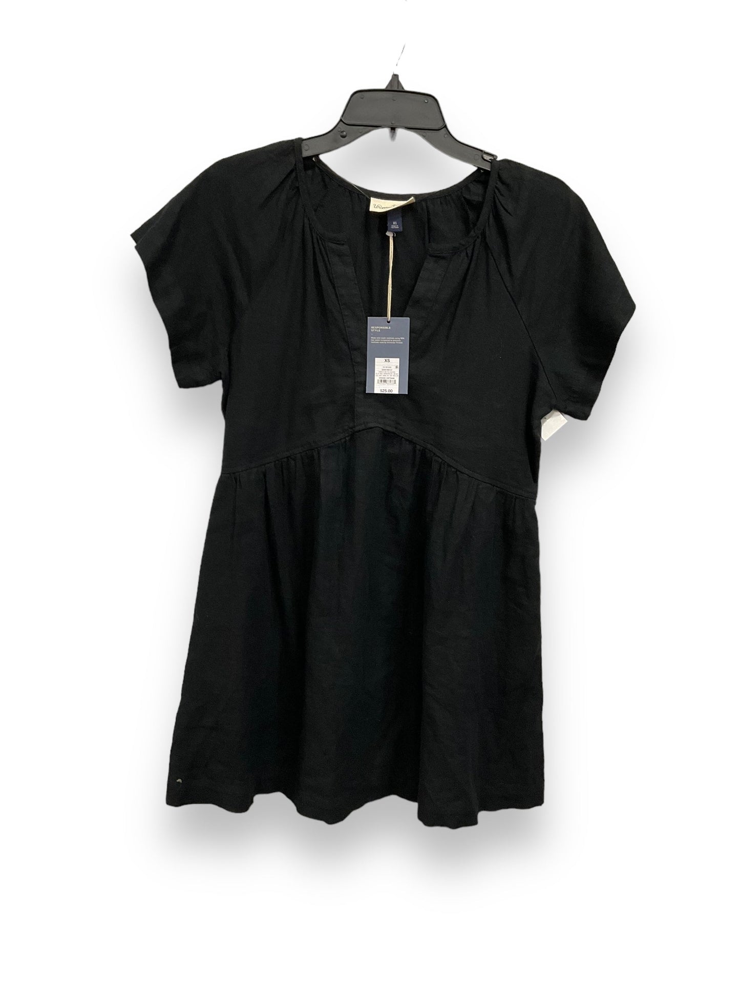 Black Dress Casual Short Universal Thread, Size Xs