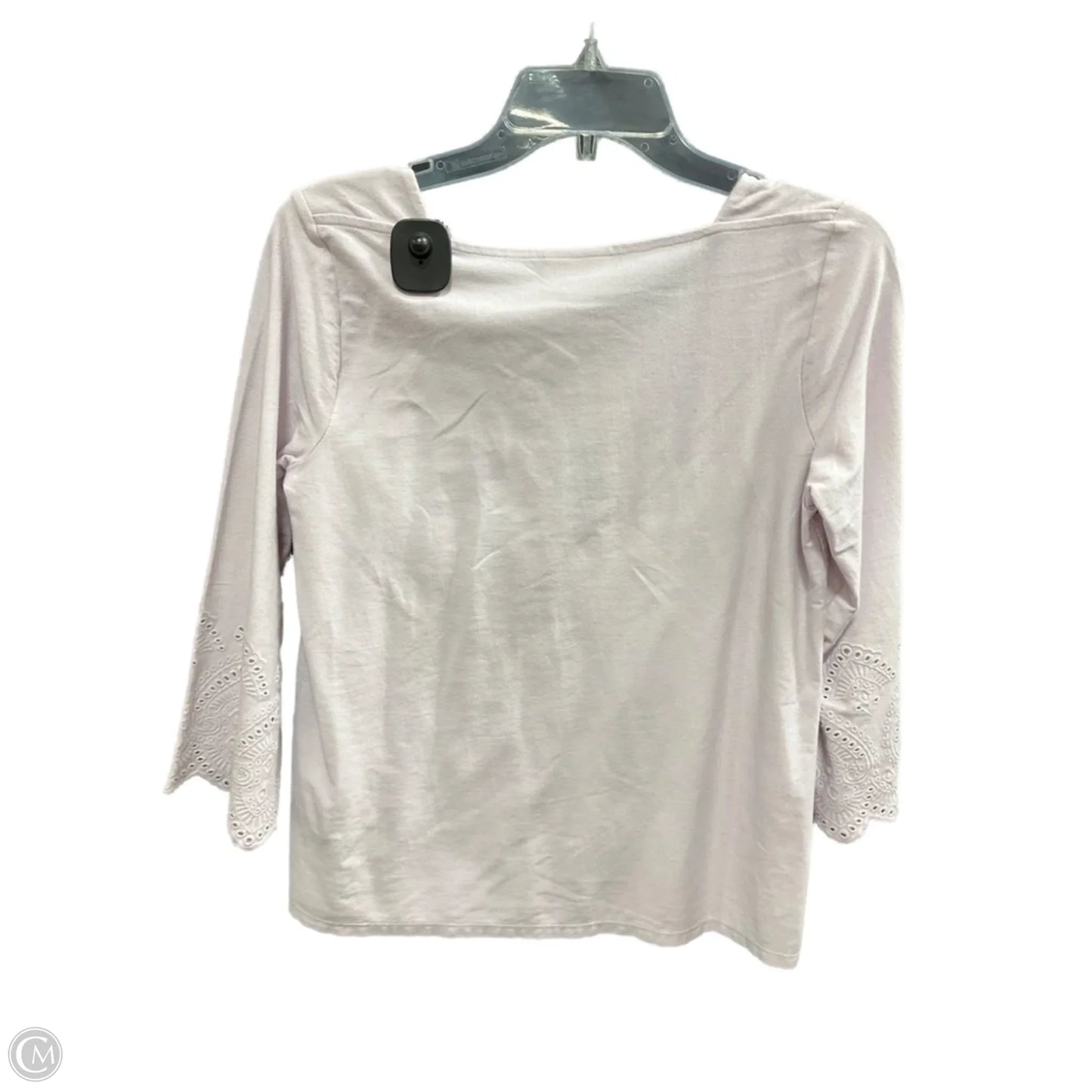 Top 3/4 Sleeve Basic By J. Jill In Purple, Size: Xs