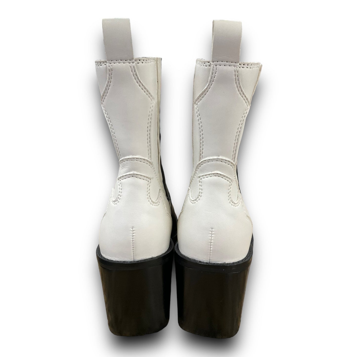Black & White Boots Ankle Heels Dolce Vita, Size 7