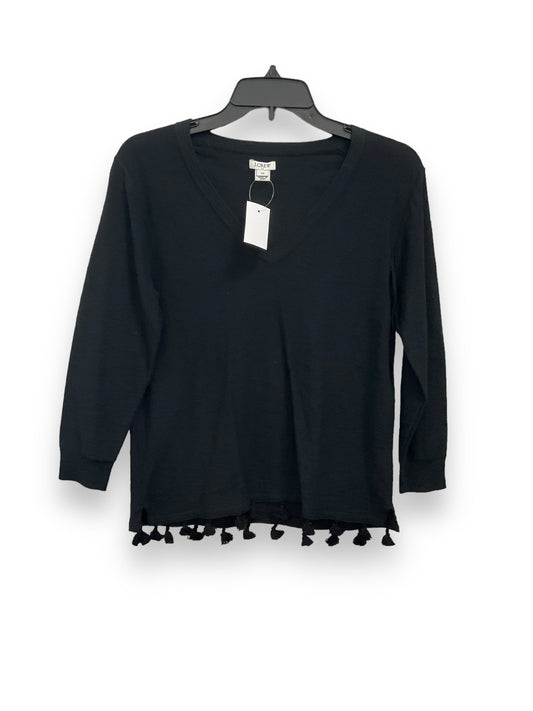 Black Top Long Sleeve J. Crew, Size Xs