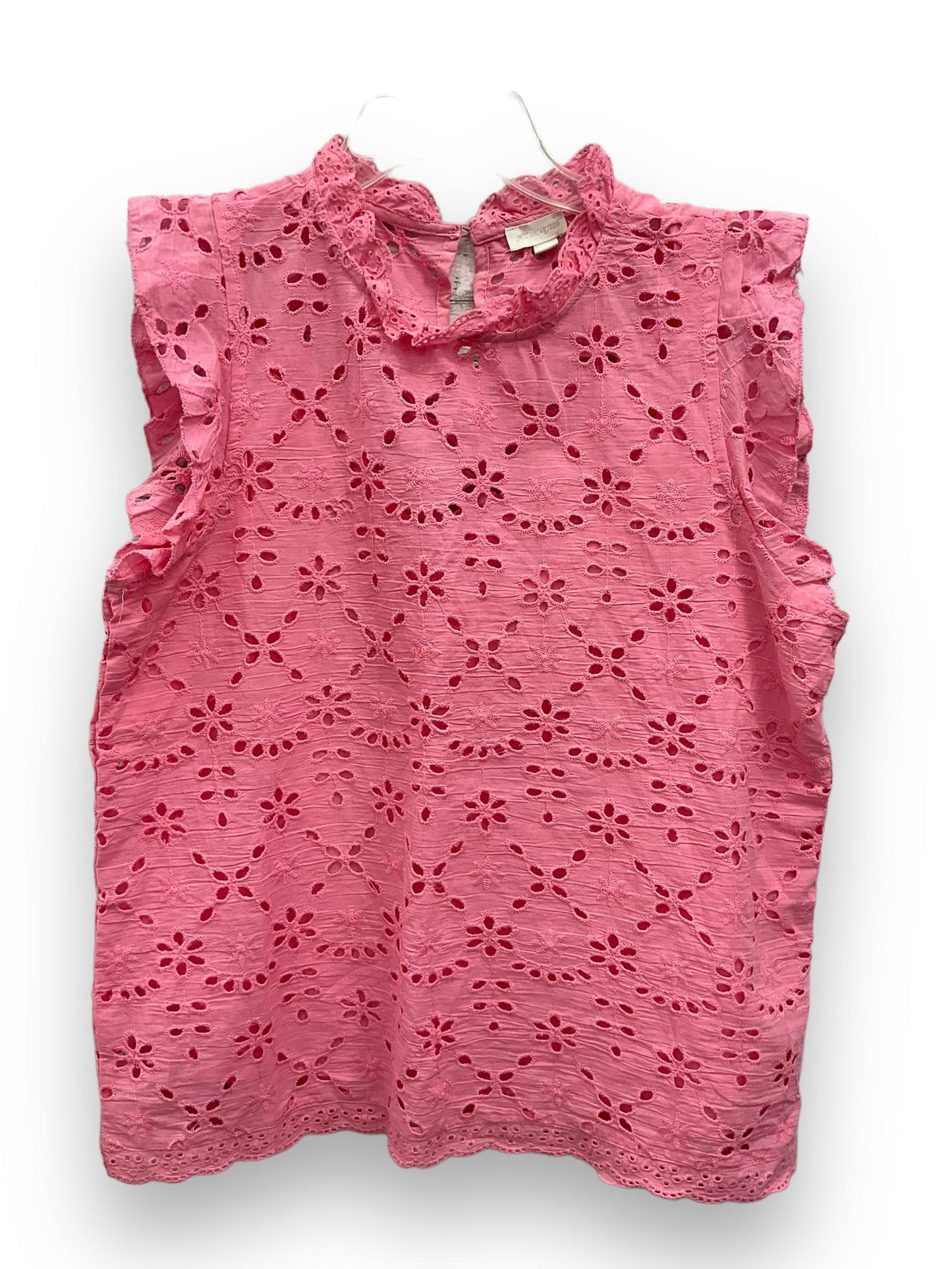 Pink Top Sleeveless Adiva, Size M