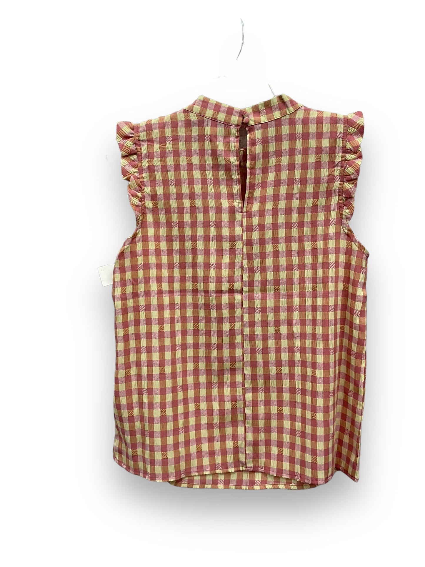 Plaid Pattern Top Sleeveless Nanette By Nanette Lepore, Size S